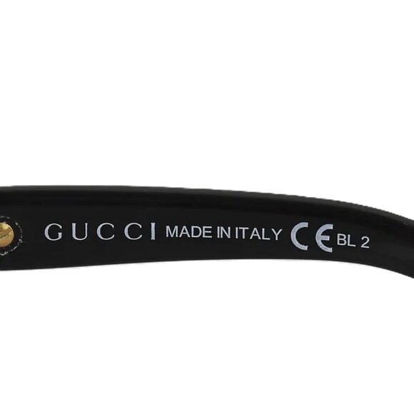 Authentic Gucci Marina Chain Aviator Sunglasses GG 4225/S Gold Black - Picture 9 of 12